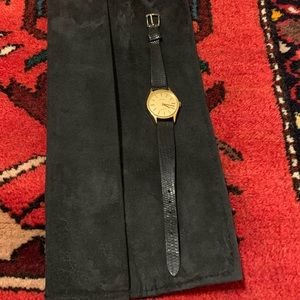 Movado Genuine Lizard Watch